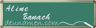 Aline Banach Visitenkarte